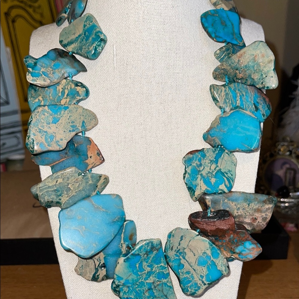 Sea Sefiment Jasper Necklace LUCAS LAMETH